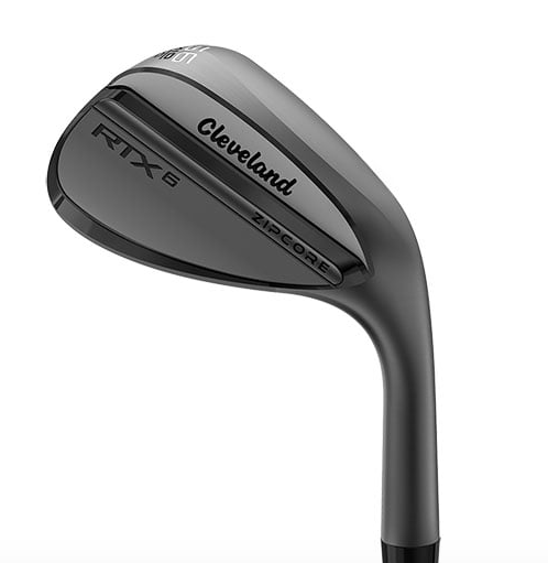 Cleveland RTX 6 Zipcore Black Satin 60*/06* Low+ Wedge — Elliott's